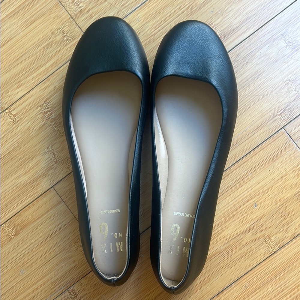 Mix No. 6 Black Slip-On Flats